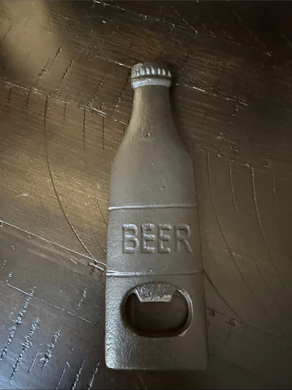 Vintage Cast Iron Beer Bottle Bottle Opener - Great fir the Beer Lover!